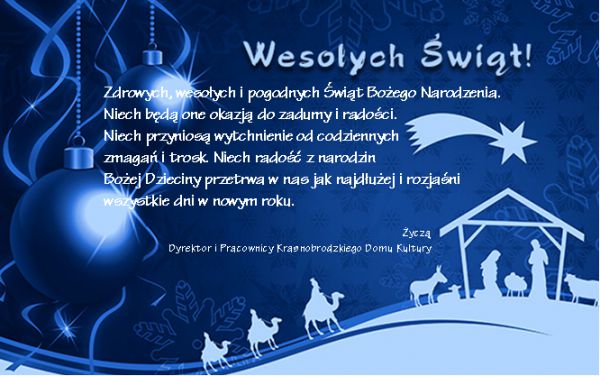 Wesołych świąt Bożego Narodzenia