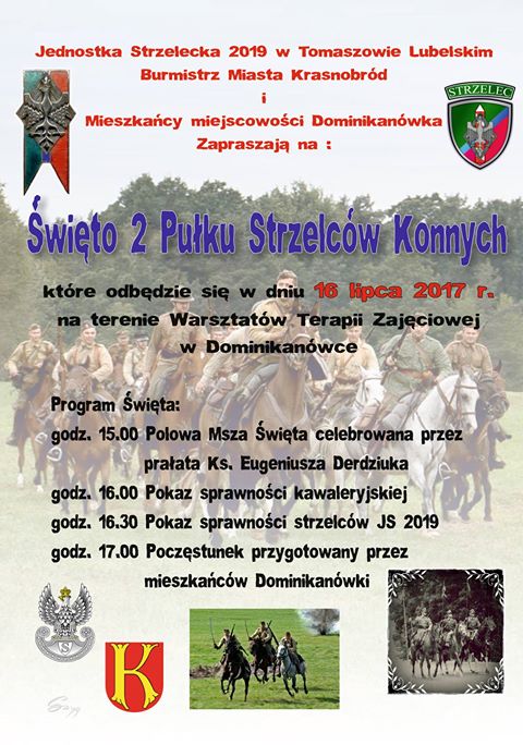 ŚWIĘTO 2 PUŁKU STRZELCÓW KONNYCH W DOMINIKANÓWCE
