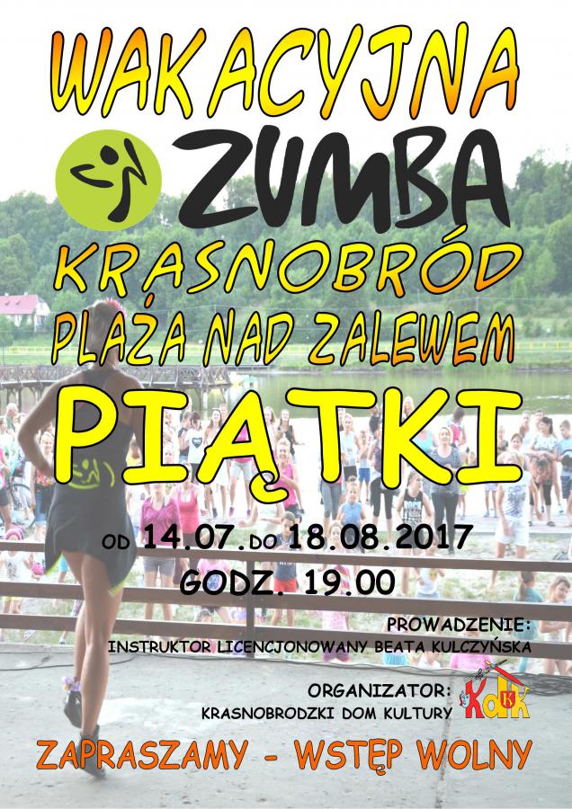WAKACYJNA ZUMBA NAD ZALEWEM