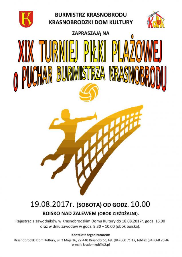 XIX Turniej Piłki Plażowej o Puchar Burmistrza Krasnobrodu