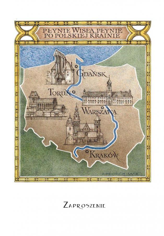 "Wisła w ilustracjach" - zaproszenie na wernisaż ogólnopolskiej wystawy