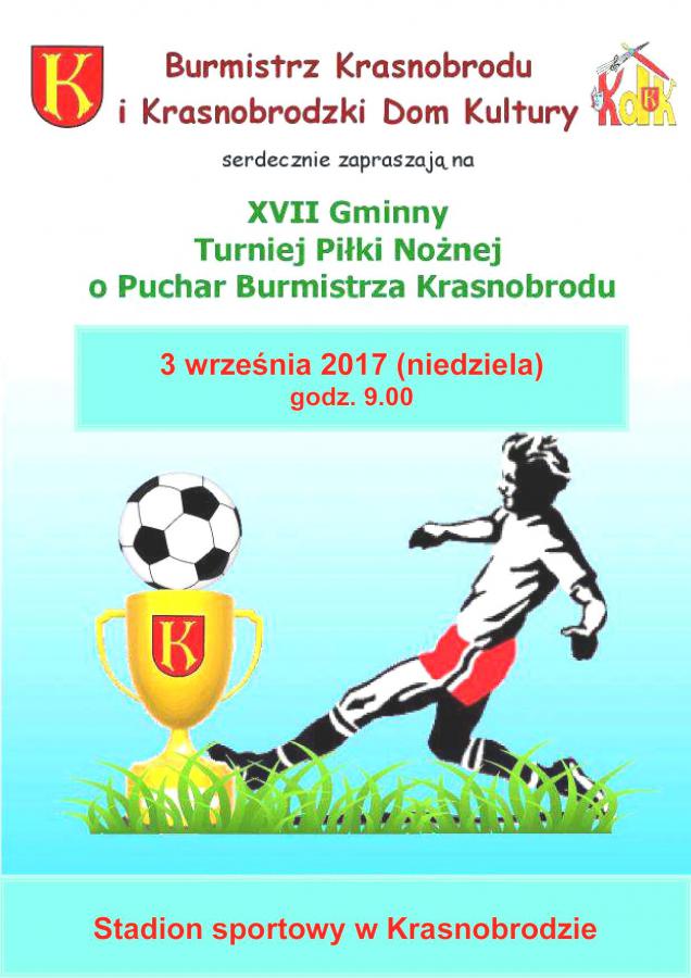 XVII Gminny Turniej Piłki Nożnej o Puchar Burmistrza Krasnobrodu