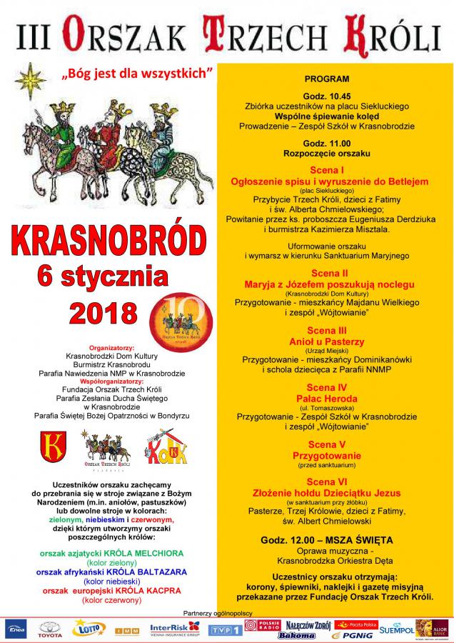 III Orszak Trzech Króli w Krasnobrodzie