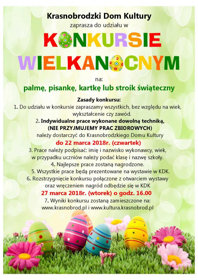 Zapraszamy do udziału w Konkursie Wielkanocnym