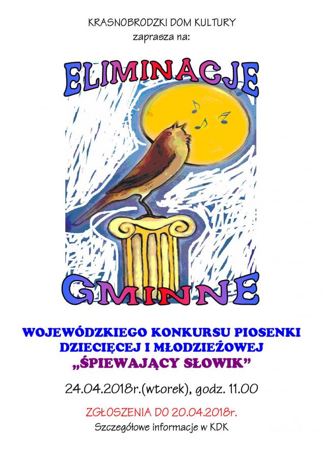 Śpiewający Słowik- eliminacje gminne