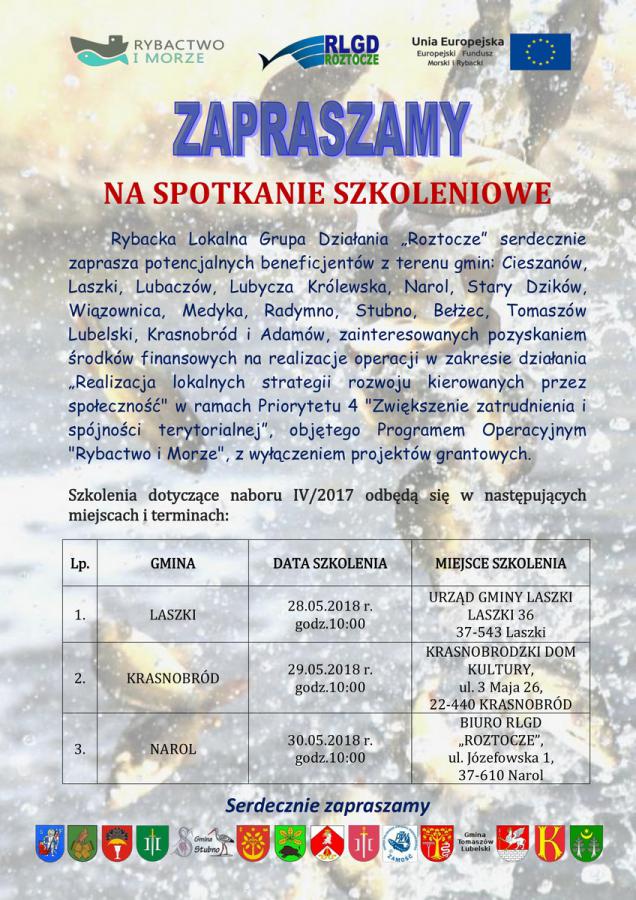 Spotkanie szkoleniowe RLGD Roztocze
