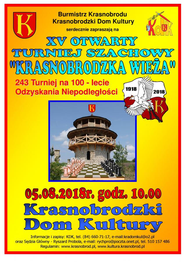 XV Otwarty Turniej Szachowy "Krasnobrodzka Wieża"