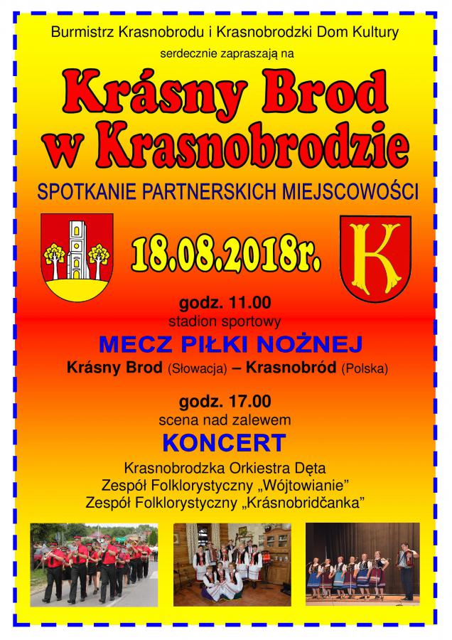 Krásny Brod w Krasnobrodzie - spotkanie partnerskich miast
