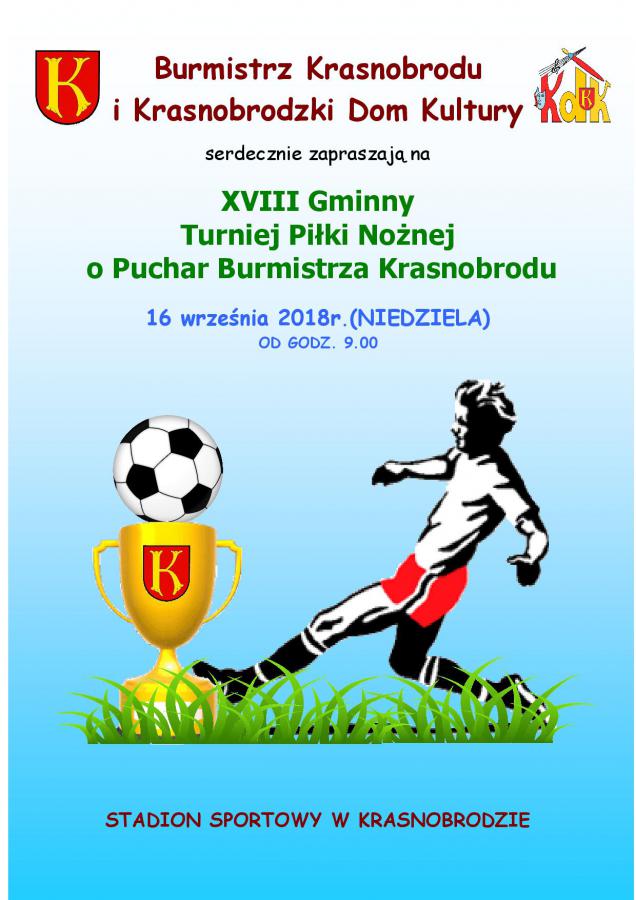 XVIII Gminny Turniej Piłki Nożnej o Puchar Burmistrza Krasnobrodu
