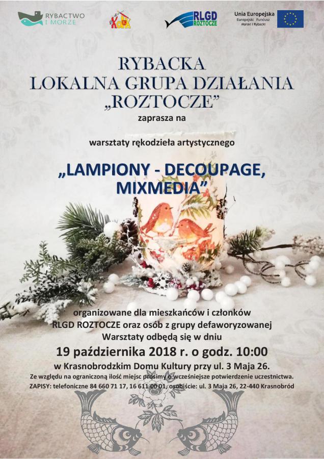 Warsztaty rękodzieła artystycznego dla dorosłych w Krasnobrodzkim Domu Kultury