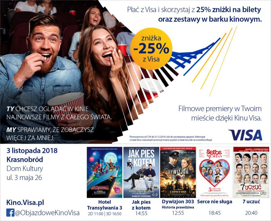 Objazdowe KINO VISA - internetowa przedsprzedaż biletów