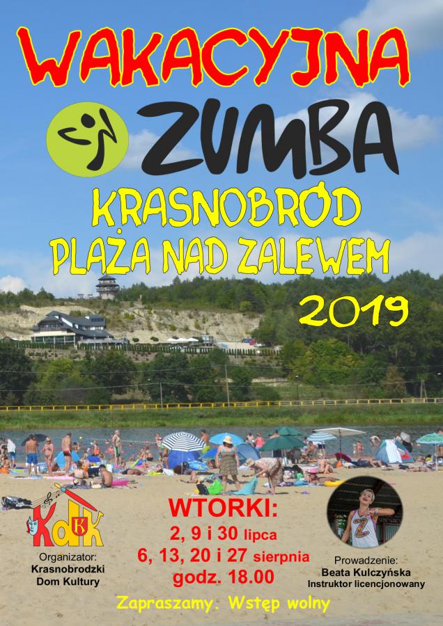 Zapraszamy na wakacyjną Zumbę na plaży
