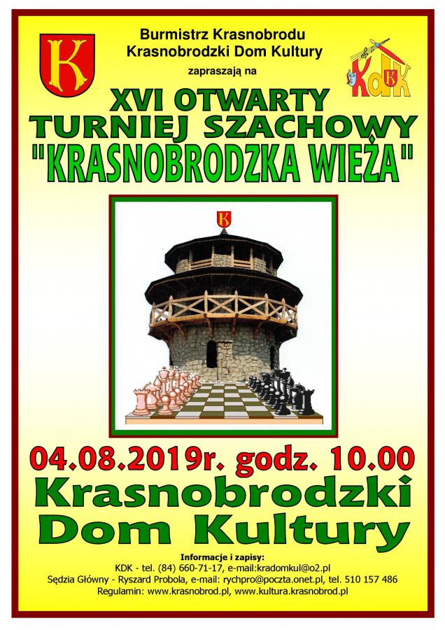 XVI Otwarty Turniej Szachowy "Krasnobrodzka Wieża"