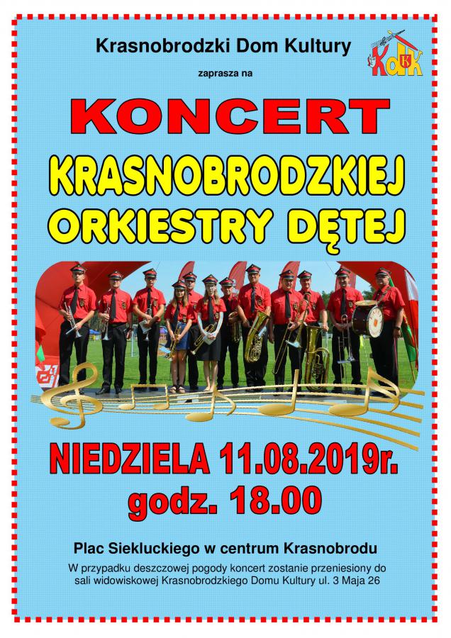 Krasnobrodzka Orkiestra Dęta zagra na Placu Siekluckiego
