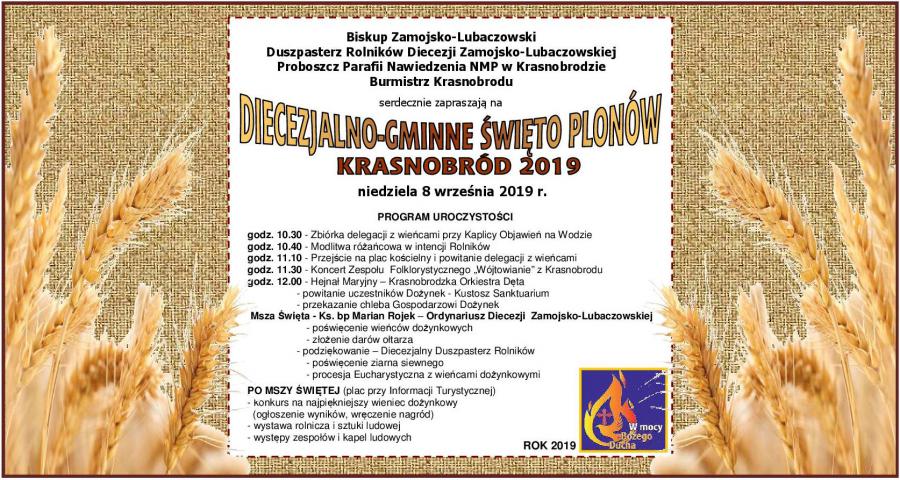 Diecezjalno - Gminne Święto Plonów w Krasnobrodzie