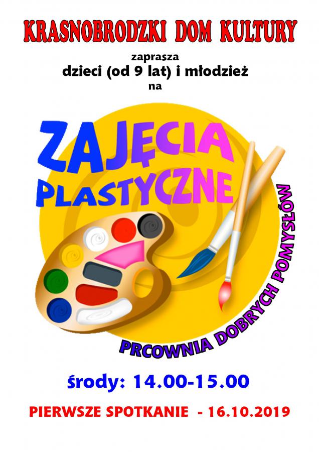 Krasnobrodzki Dom Kultury zaprasza na zajęcia plastyczne