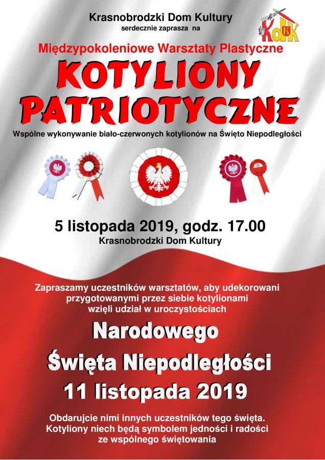 KOTYLIONY PATRIOTYCZNE - czyli międzypokoleniowe warsztaty plastyczne