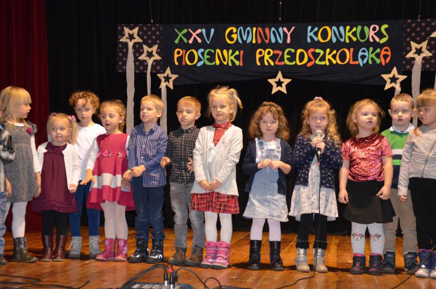 XXV Gminny Konkurs Piosenki Przedszkolaka