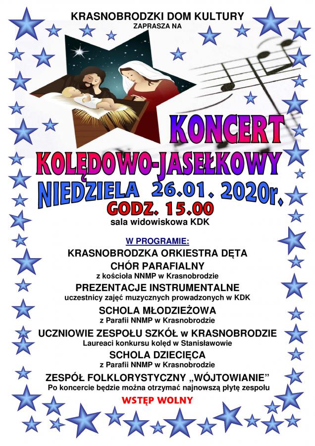 Zapraszamy na Koncert Kolędowo-Jasełkowy