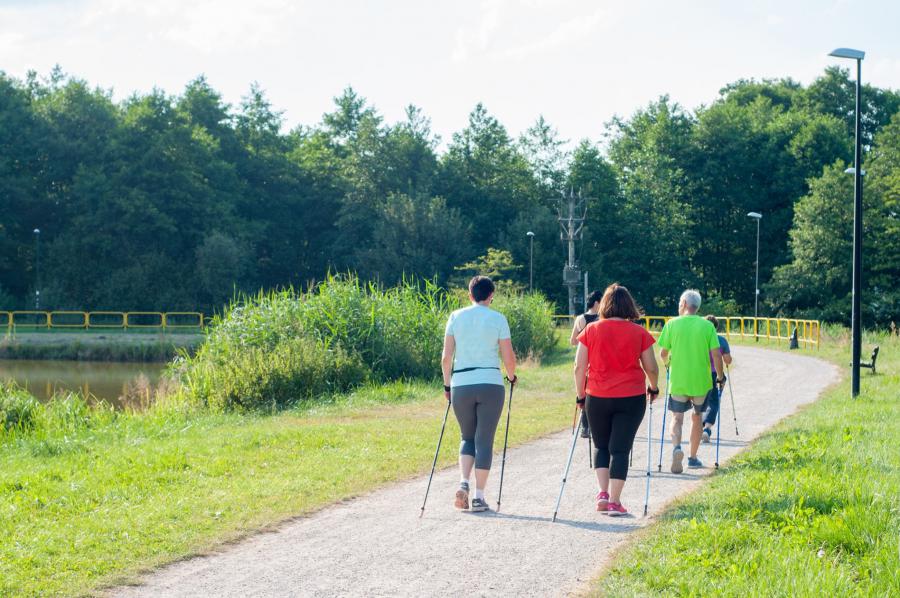 Zajęcia nordic walking w Krasnobrodzie