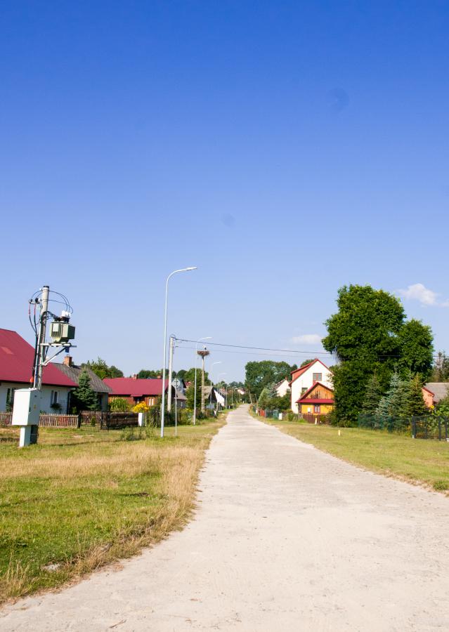 Odbiór oświetlenia ulicznego w Majdanie Małym