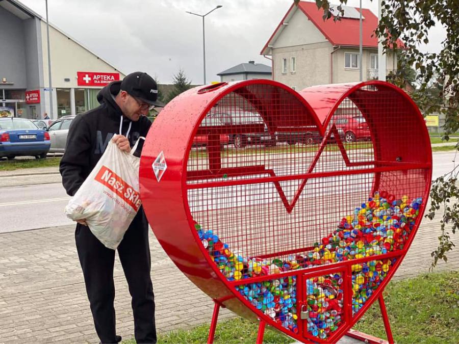 Krasnobrodzkie nakrętki trafiły do Hospicjum 