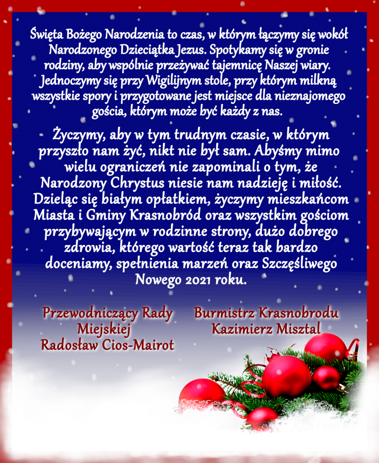 Życzenia Świąteczne