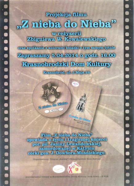 "Z nieba do Nieba" - projekcja filmu