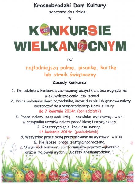 KONKURS WIELKANOCNY