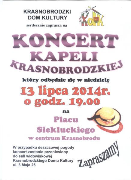 Kapela Krasnobrodzka na Placu Siekluckiego