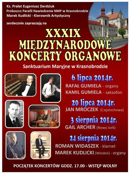 Międzynarodowy Koncert Organowy w Sanktuarium Maryjnym w Krasnobrodzie