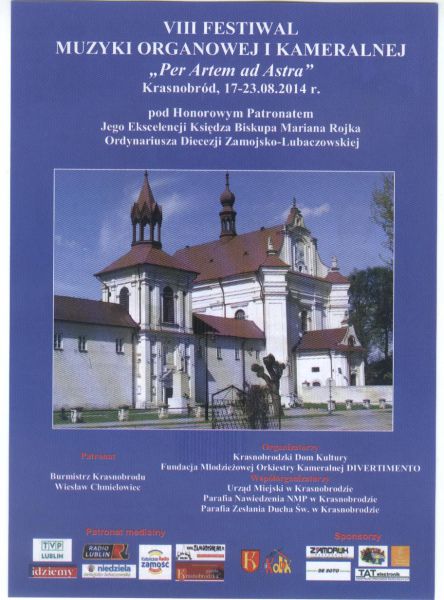 VIII Festiwal Muzyki Organowej i Kameralnej 
