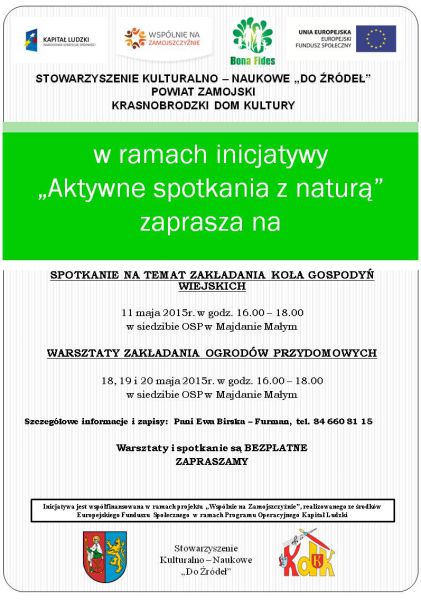 Powstanie kół gospodyń wiejskich i ogrodów przydomowych
