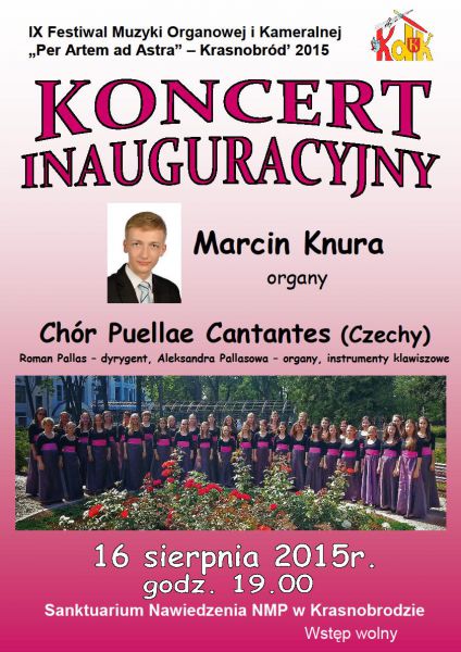 Koncert Inauguracyjny IX Festiwalu Muzyki Organowej i Kameralnej "Per Artem ad Astra"