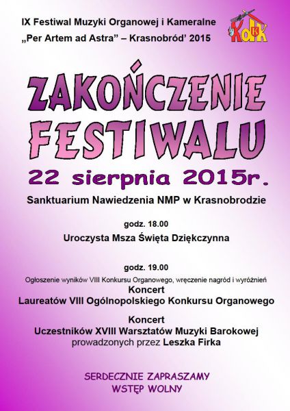 Zakończenie Festiwalu 