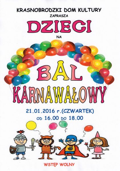 Bal Karnawałowy dla Dzieci