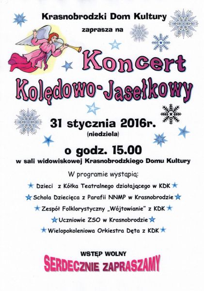Koncert Kolędowo- Jasełkowy