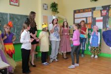 Kółko teatralne z wizytą w Publicznej Szkole Podstawowej w Zielonem