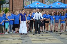 Koncert na Placu Siekluckiego - Uczestnicy Ogólnopolskiego Obozu Artystycznego