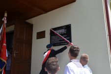 Odsłonięcie tablicy pamiatkowej w Majdanie Małym